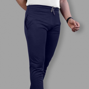 Men Regular Track Pants with Zippered Pockets